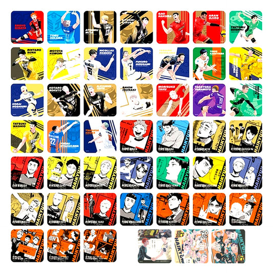 Set of 45 with BOX Purchase Bonus Haikyu!! Art Coaster V League Ver. [USED]