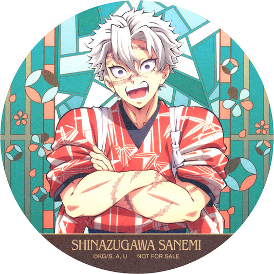 Sanemi Shinazugawa Upper Body Demon Slayer in Tobu Zoo Original Food Order Bonus Coaster [USED]