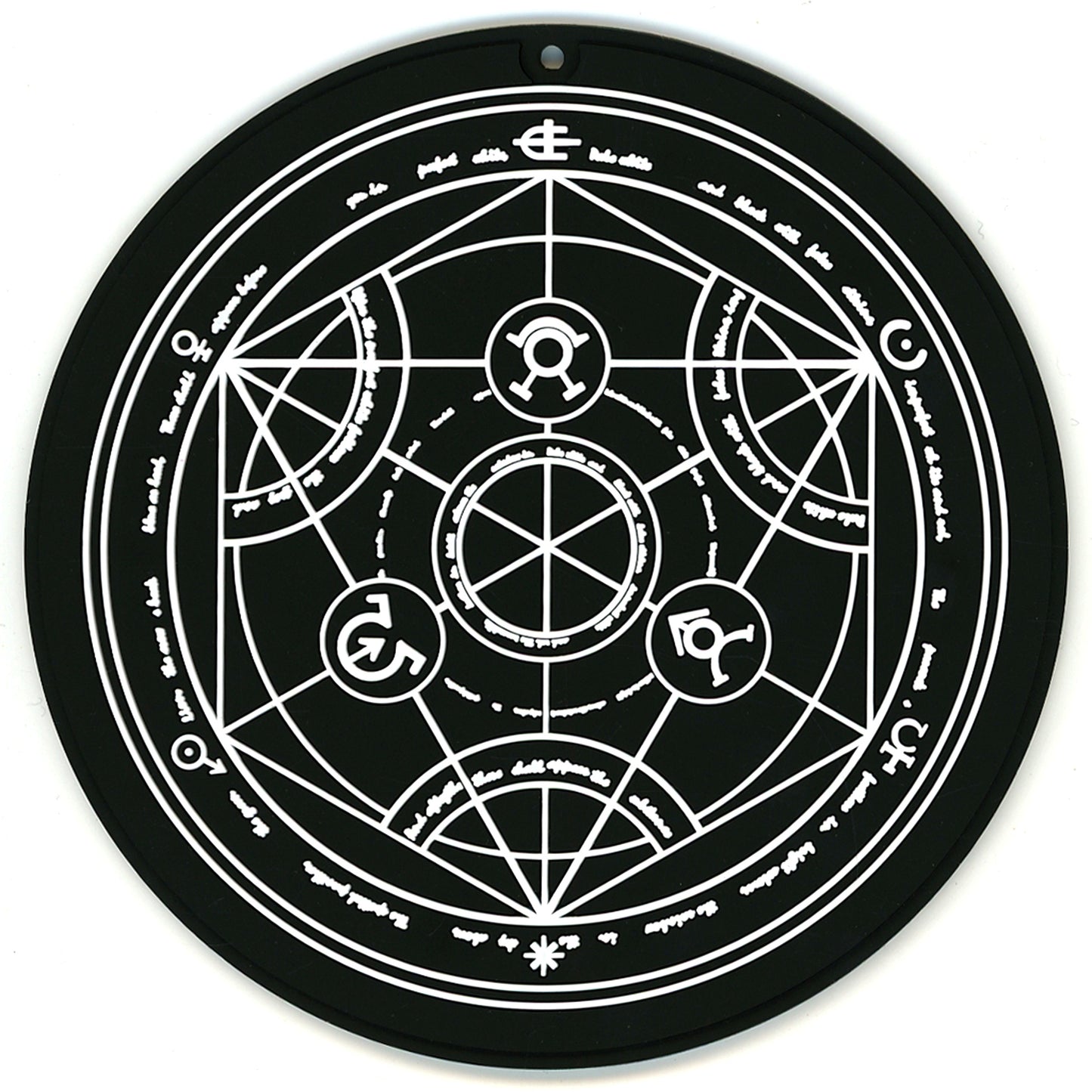 Philosophers Stone Transmutation Circle F Prize Rubber Coaster Ichiban Kuji Fullmetal Alchemist Tobira o Hirakeshi Monotachi [USED]