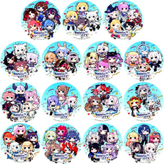 Set of 15 Virtual YouTuber hololive hololive CITY'24 Food Drink Order Bonus Original Coaster [USED]