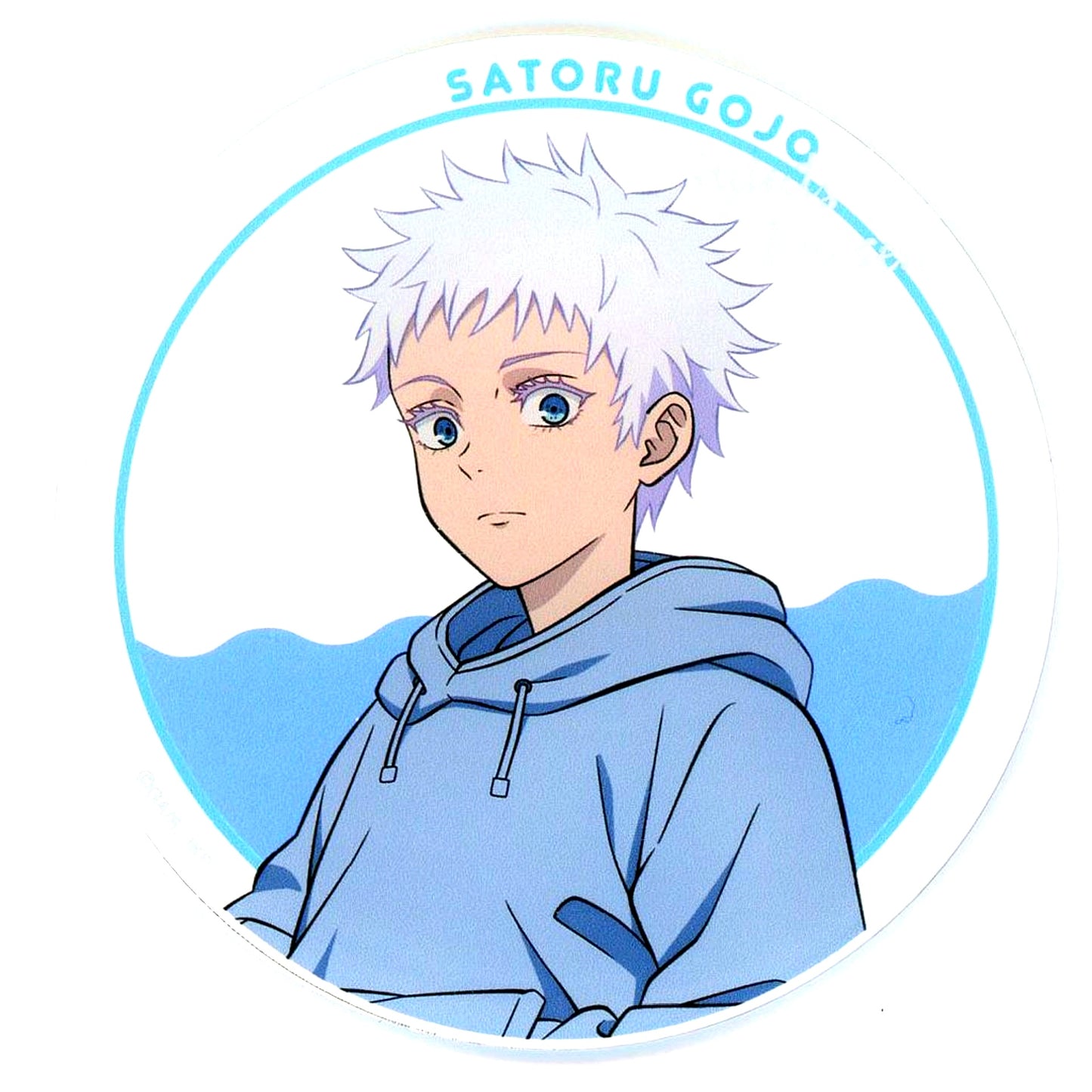 Satoru Gojo Childhood Illustration Acrylic Coaster JF2025 Ver. Jujutsu Kaisen Jump Festa 2025 EC Ltd [USED]