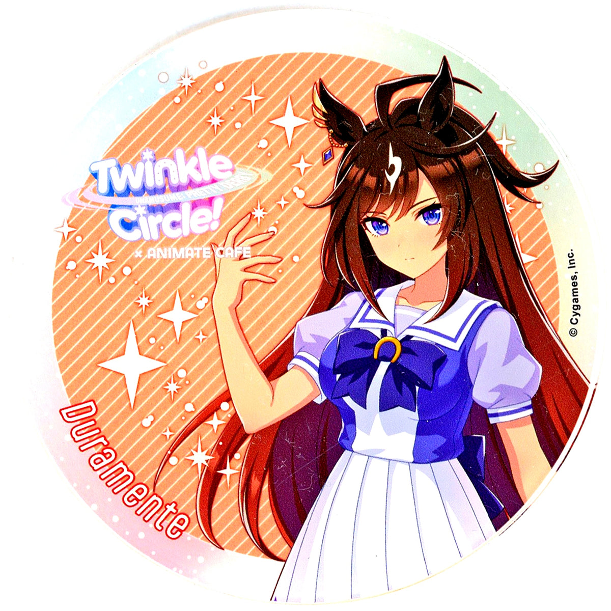 Duramente Uma Musume Pretty Derby Twinkle Circle animatecafe in INTEX Osaka Trading Acrylic Coaster Cafe Menu Paid Bonus [USED]