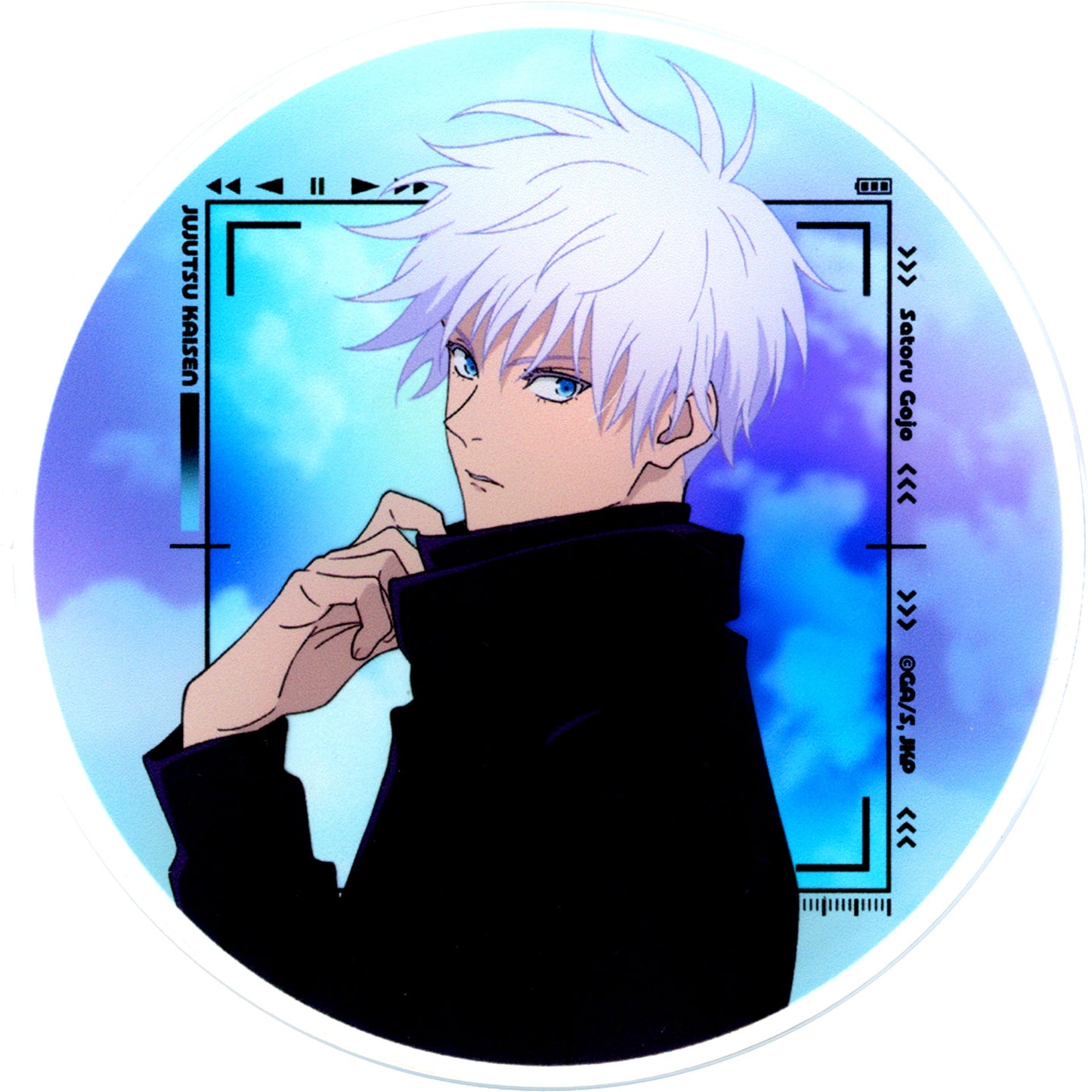 Satoru Gojo Jujutsu Kaisen Fair 2024 Shibuya Incident Gratte animatecafe Menu Paid Bonus Trading Acrylic Coaster [USED]