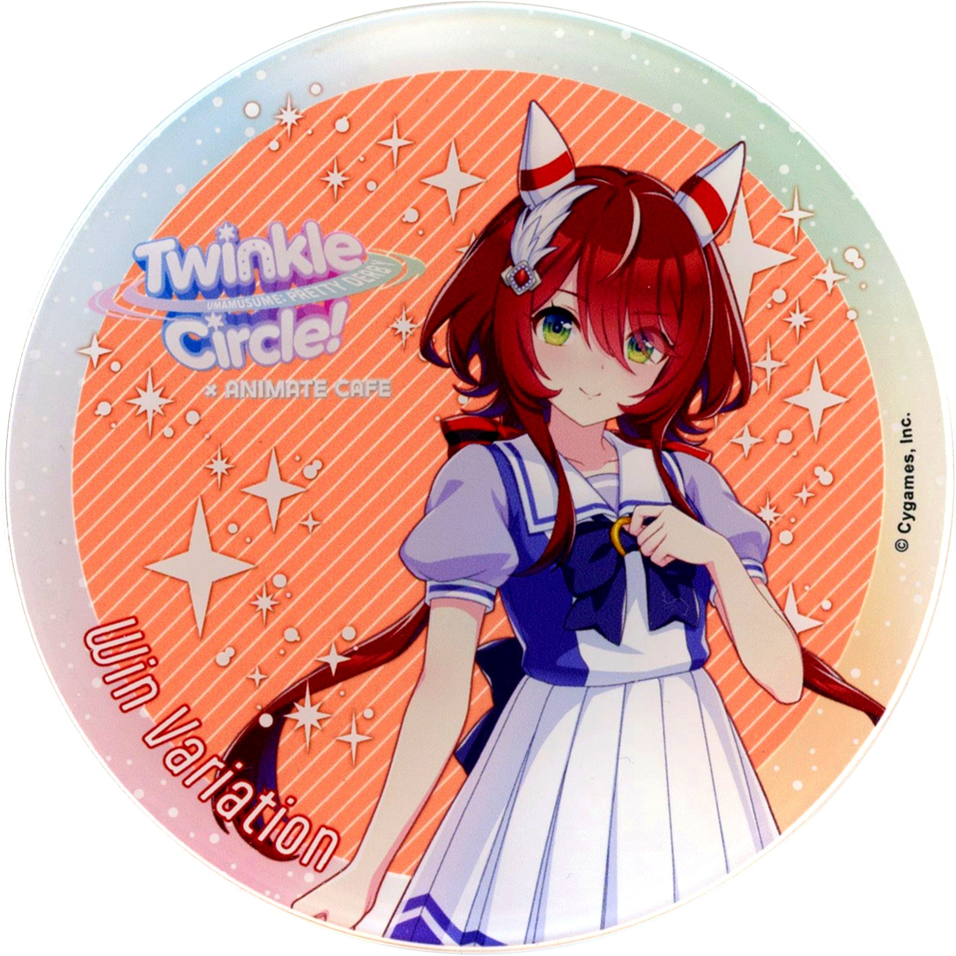 Win Variation Uma Musume Pretty Derby Twinkle Circle animatecafe in Makuhari Messe Trading Acrylic Coaster Cafe Menu Paid Bonus [USED]