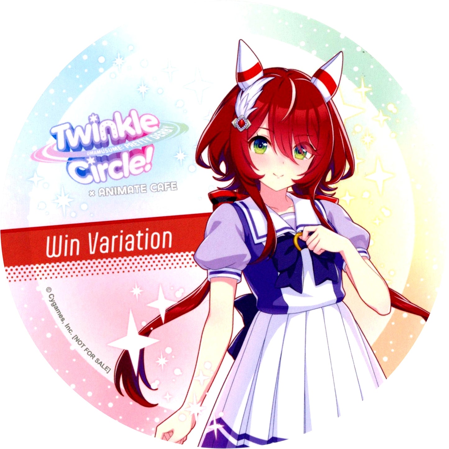 Win Variation Uma Musume Pretty Derby Twinkle Circle animatecafe in Makuhari Messe Random Coaster Cafe Menu Order Bonus [USED]