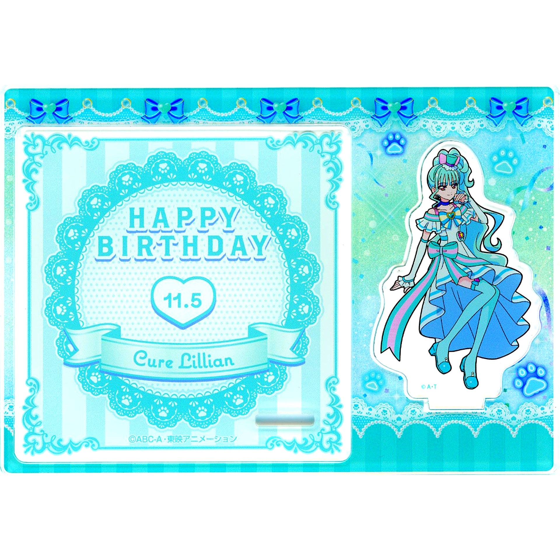 Cure Lillian Birthday Acrylic Coaster Stand Wonderful PreCure! Birthday Fair Pretty Store Limited [USED]