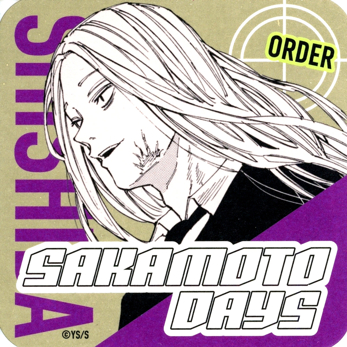 Shishiba Facing Right SAKAMOTO DAYS Art Coaster Vol. 1 [USED]