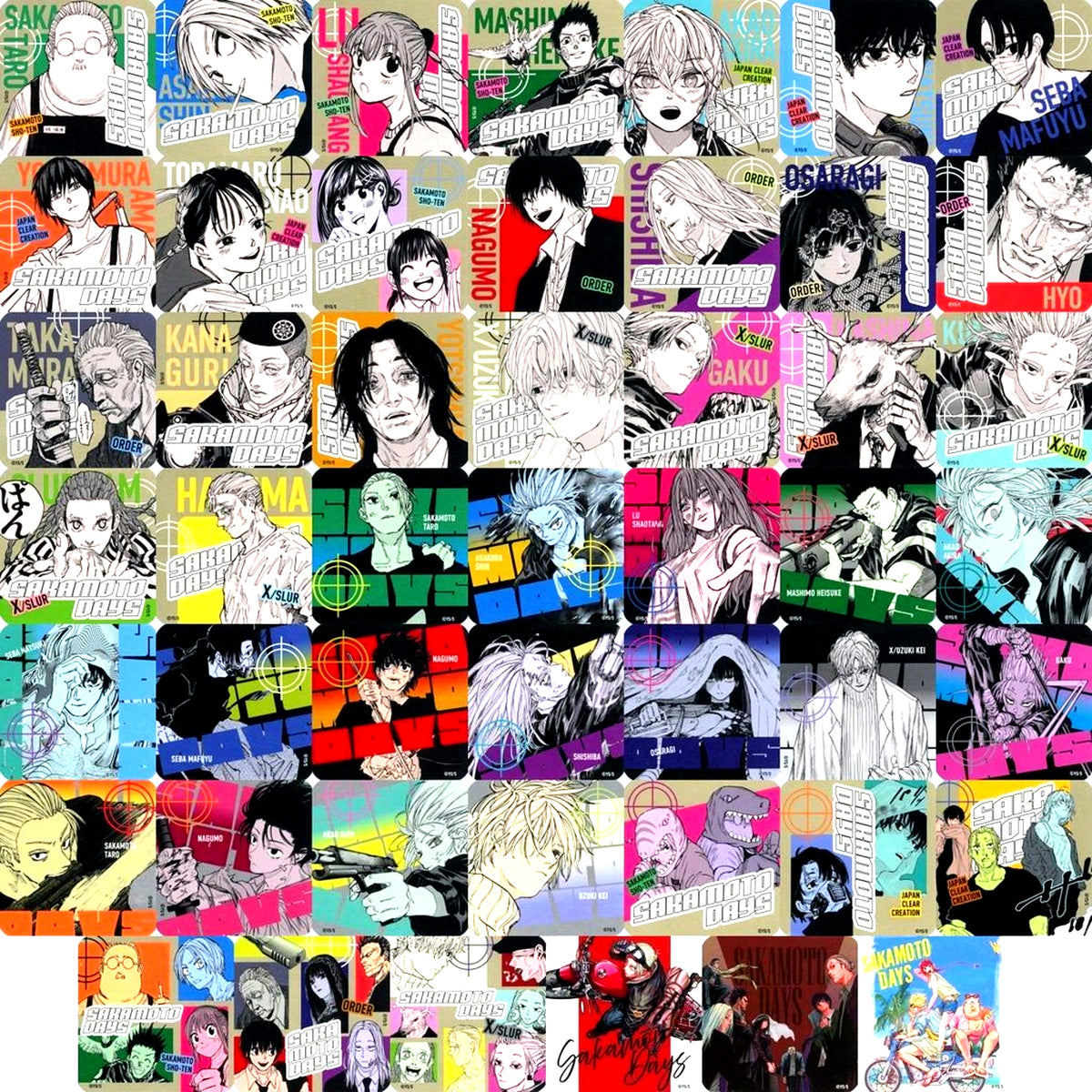 Set of 45 Box Purchase Bonus SAKAMOTO DAYS Art Coaster Vol. 1 [USED]