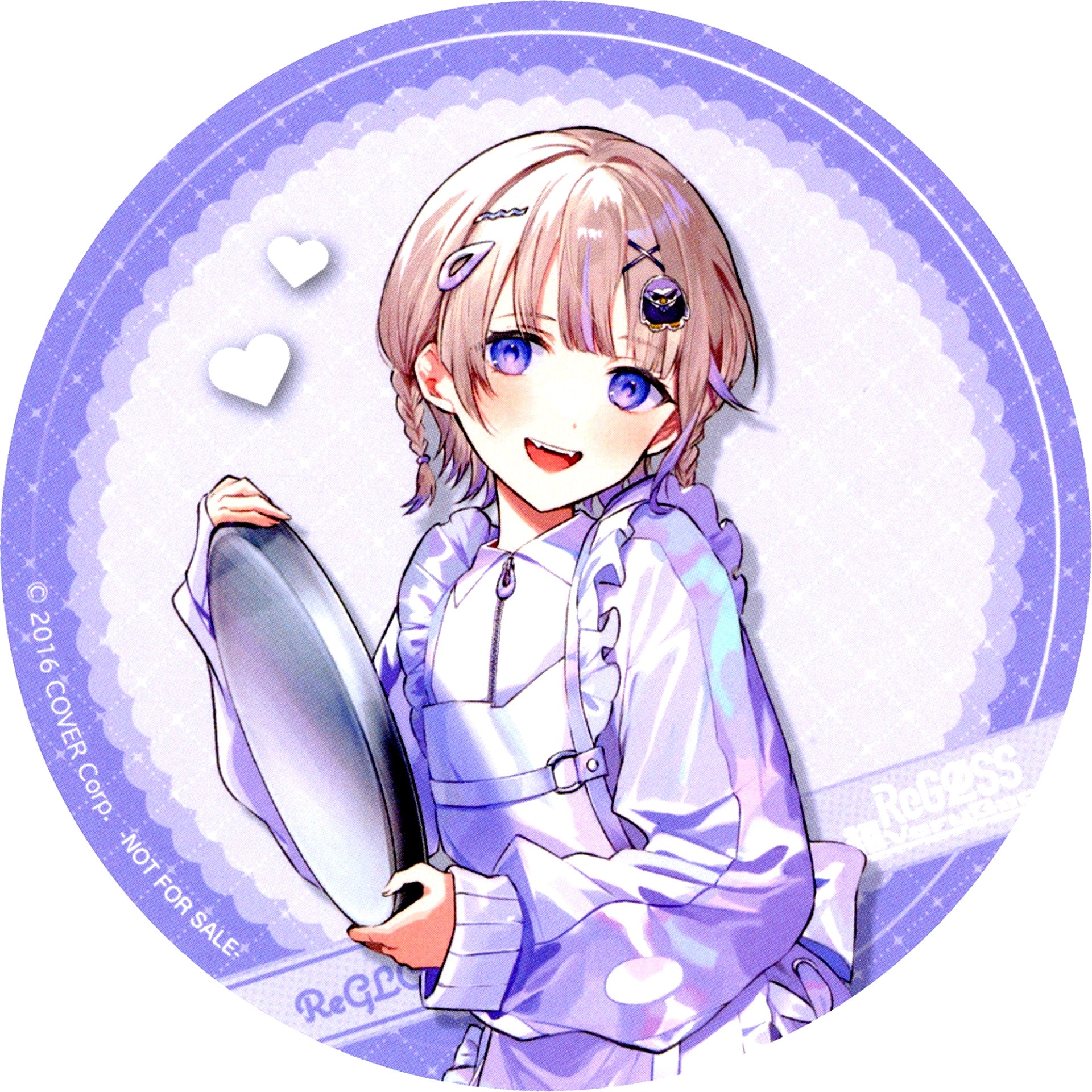 Todoroki Hajime Normal Proportions Original Coaster Virtual YouTuber Hololive ReGLOSS Cho Very Bar x Sweets Paradise Collab Menu Order Bonus [USED]