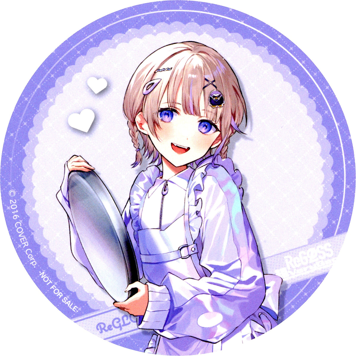 Todoroki Hajime Normal Proportions Original Coaster Virtual YouTuber Hololive ReGLOSS Cho Very Bar x Sweets Paradise Collab Menu Order Bonus [USED]
