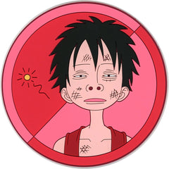 One Piece Monkey D. Luffy Ichiban Kuji The Greatest Battle: To the Grand Line Rubber Coaster Prize G [USED]