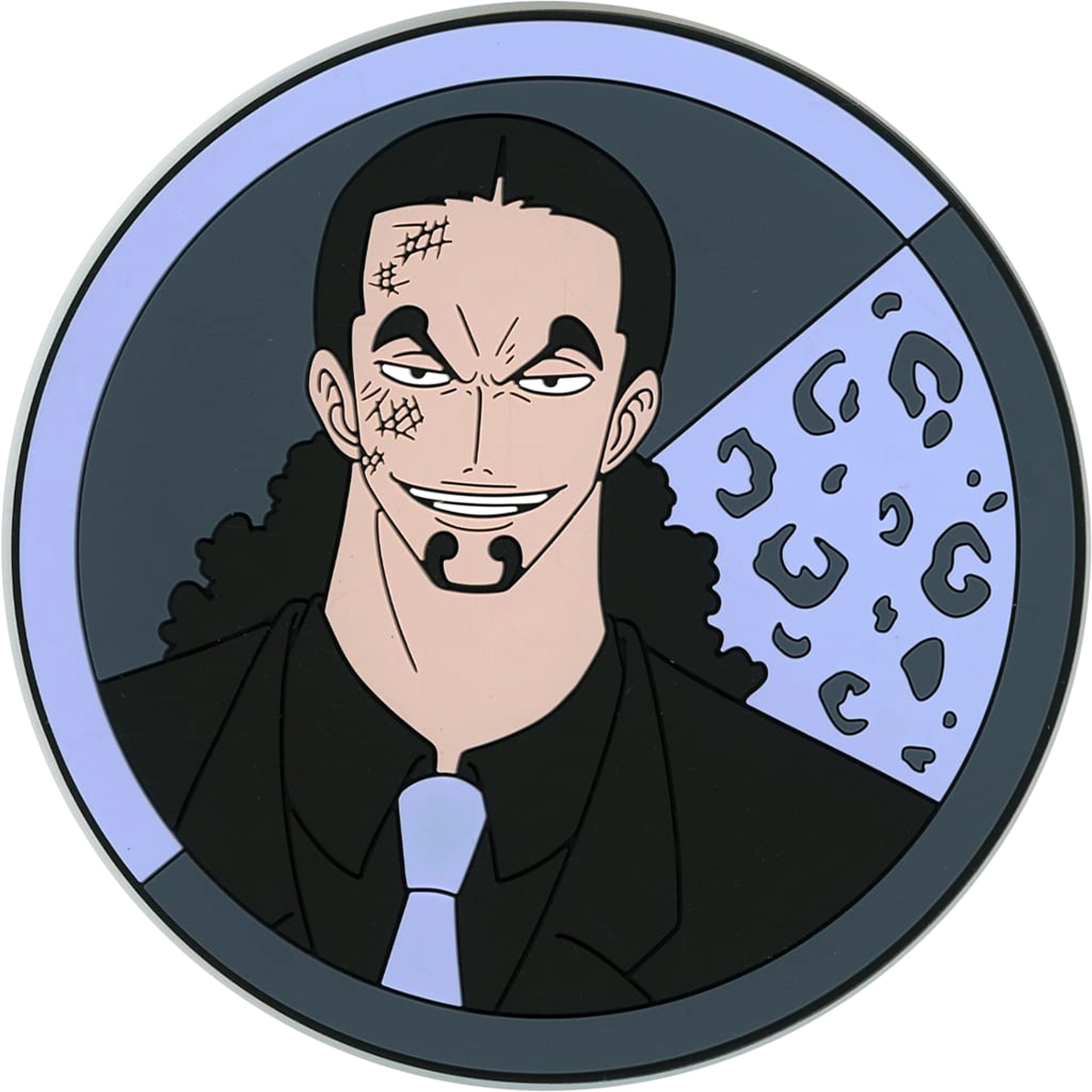 One Piece Rob Lucci Ichiban Kuji The Greatest Battle: To the Grand Line Rubber Coaster Prize G [USED]