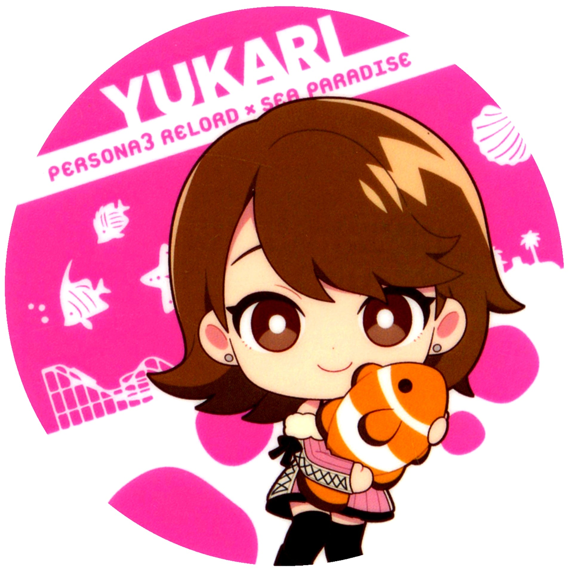 Yukari Takeba Coaster Persona 3 Reload x Yokohama Hakkeijima Sea Paradise EPISODE 2025 Collabo Drink Order Bonus [USED]