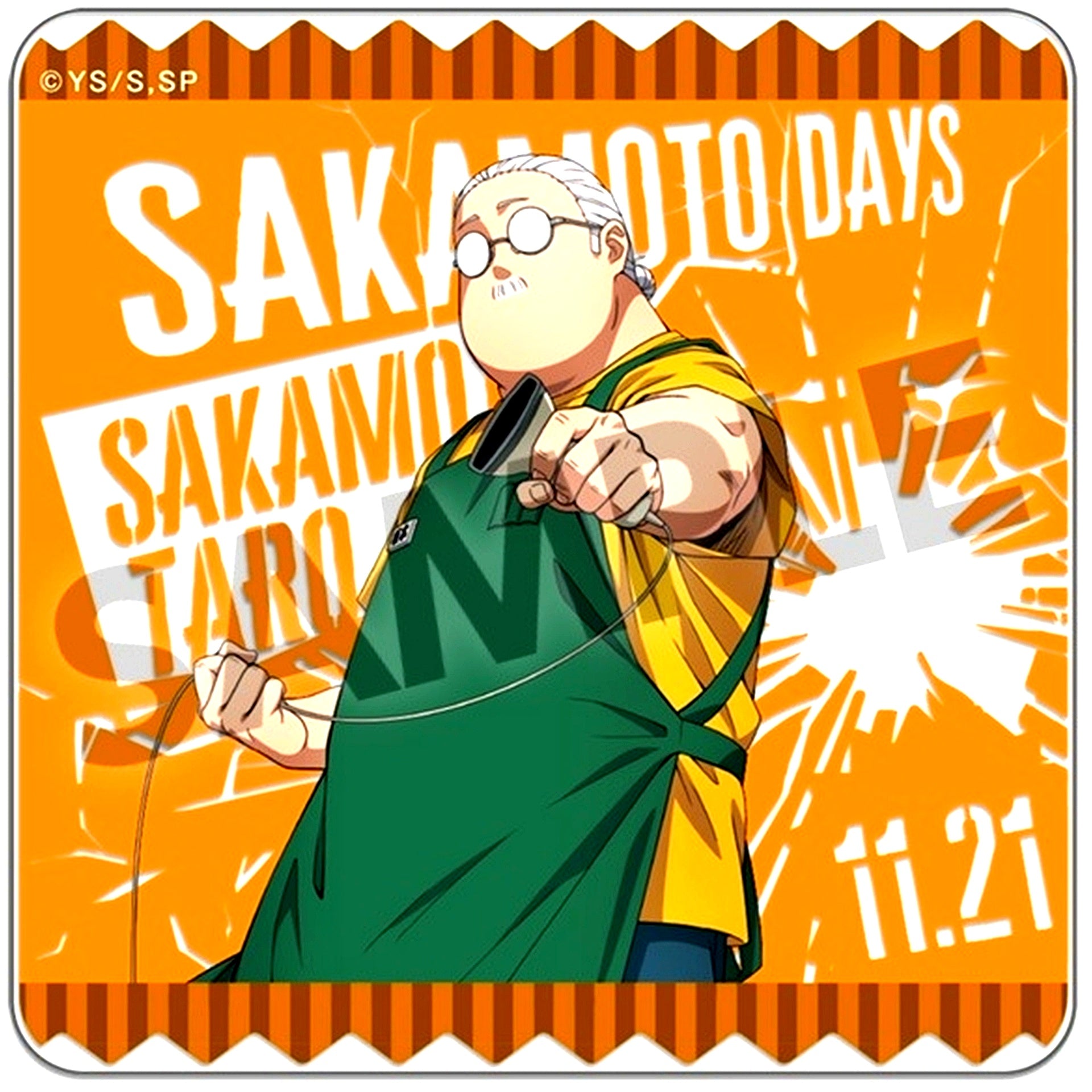 Taro Sakamoto A. Acrylic Coaster SAKAMOTO DAYS [USED]