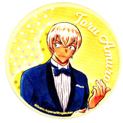 Toru Amuro Detective Conan Exhibition 30th Anniversary Taiwan Limited Diatomaceous Earth Coaster [USED]