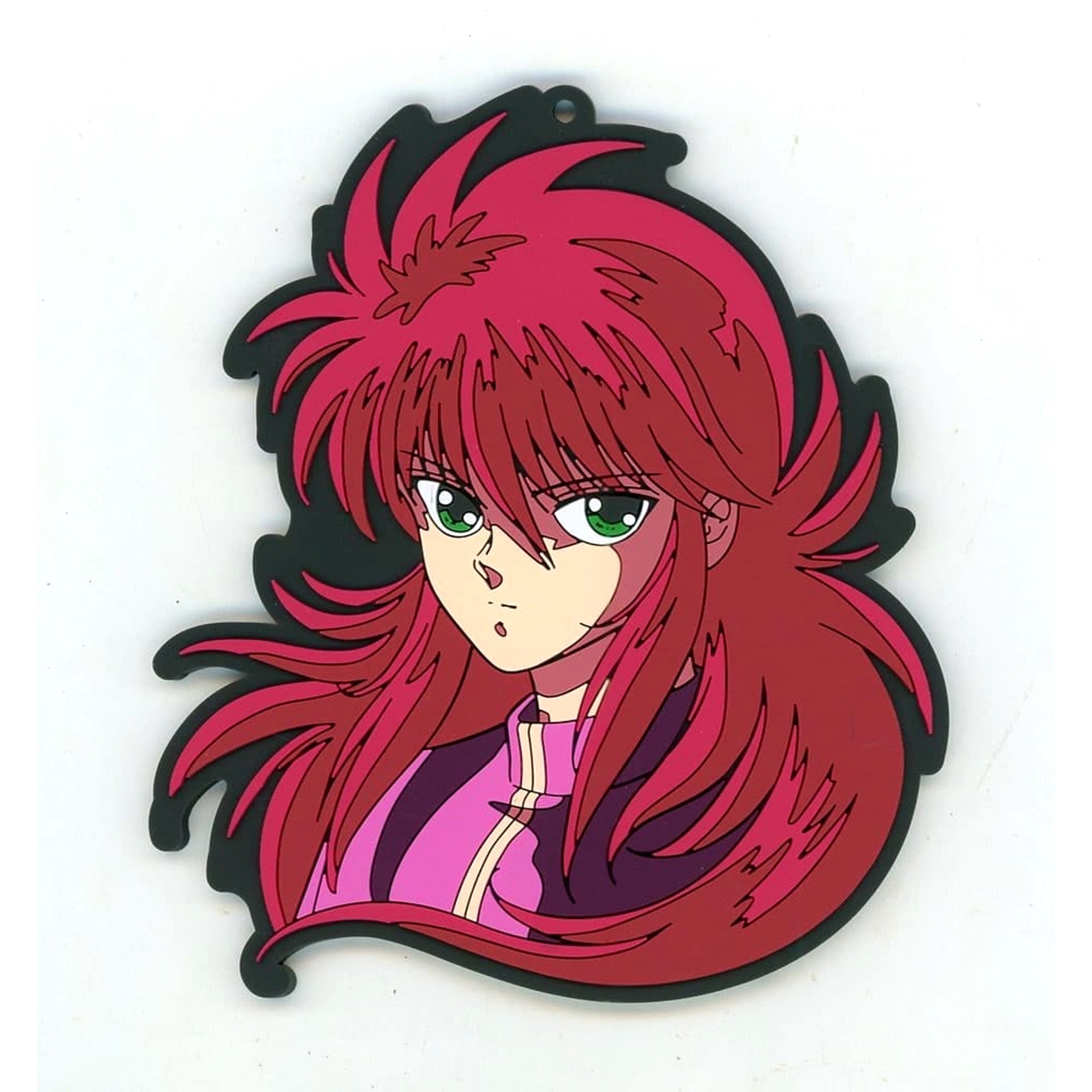 Yu Yu Hakusho Kurama Ichiban Kuji Ankoku Bujutsukai-hen Rubber Coaster Prize F [USED]