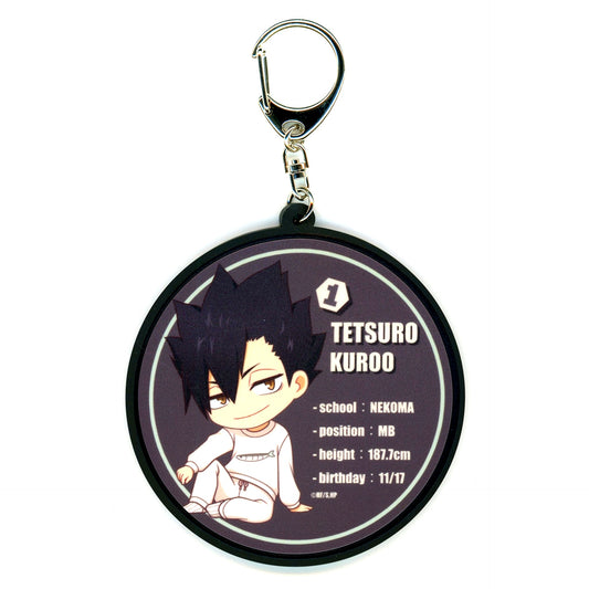 Tetsuro Kuroo Portable Rubber Coaster Haikyu!! meets Palude [USED]