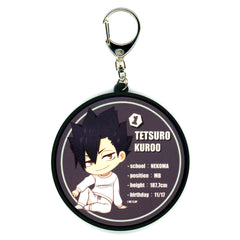 Tetsuro Kuroo Portable Rubber Coaster Haikyu!! meets Palude [USED]