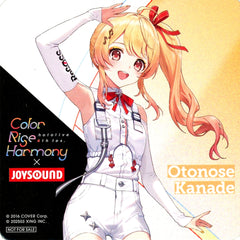 Otonose Kanade Normal Virtual YouTuber hololive 6th fes. Color Rise Harmony x JOYSOUND Collab Campaign Collab Drink Order Bonus Original Coaster Vol.2 [USED]