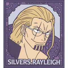 One Piece Silvers Rayleigh Ichiban Kuji Roger Pirates Legendary Pirate Rubber Coaster Rubber Assortment Prize J [USED]