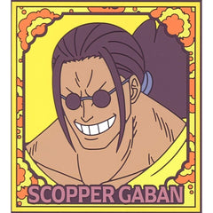 One Piece Scopper Gaban Ichiban Kuji Roger Pirates Legendary Pirate Rubber Coaster Rubber Assortment Prize J [USED]