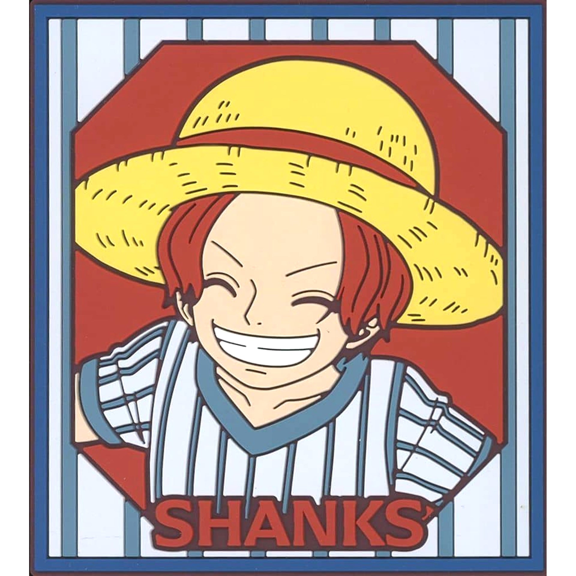 One Piece Shanks Pirate Apprentice Ichiban Kuji Roger Pirates Legendary Pirate Rubber Coaster Rubber Assortment Prize J [USED]