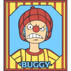 One Piece Buggy Pirate Apprentice Ichiban Kuji Roger Pirates Legendary Pirate Rubber Coaster Rubber Assortment Prize J [USED]