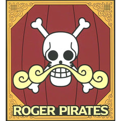 One Piece Roger Pirates Emblem Ichiban Kuji Roger Pirates Legendary Pirate Rubber Coaster Rubber Assortment Prize J [USED]