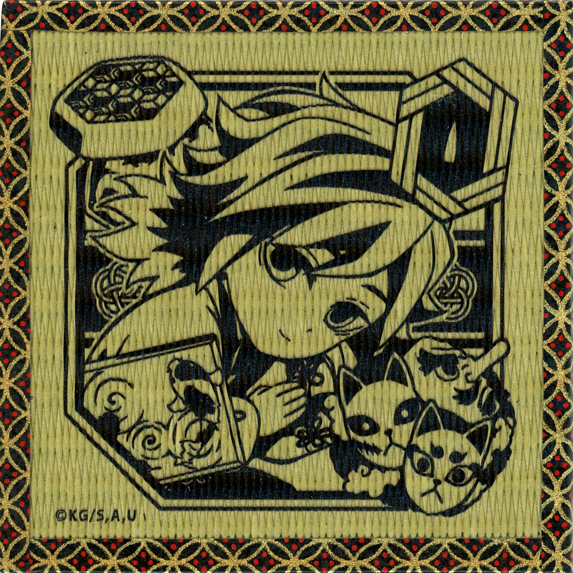 Giyu Tomioka Demon Slayer Tatami Coaster ufotable Cafe Machi Asobi CAFE Giyu Tomioka Birthday Festival 2025 [USED]