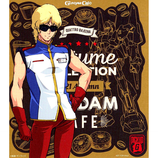 Quattro Bajeena Mobile Suit Zeta Gundam Mini Shikishi Coaster Gundam Cafe Costume Collection 2021 Autumn Eligible Menu Order Bonus [USED]