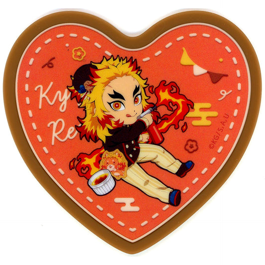 Kyojuro Rengoku Demon Slayer Random Acrylic Coaster ufotable Cafe Machi Asobi CAFE Valentine & White Day Event 2025 2nd Half [USED]