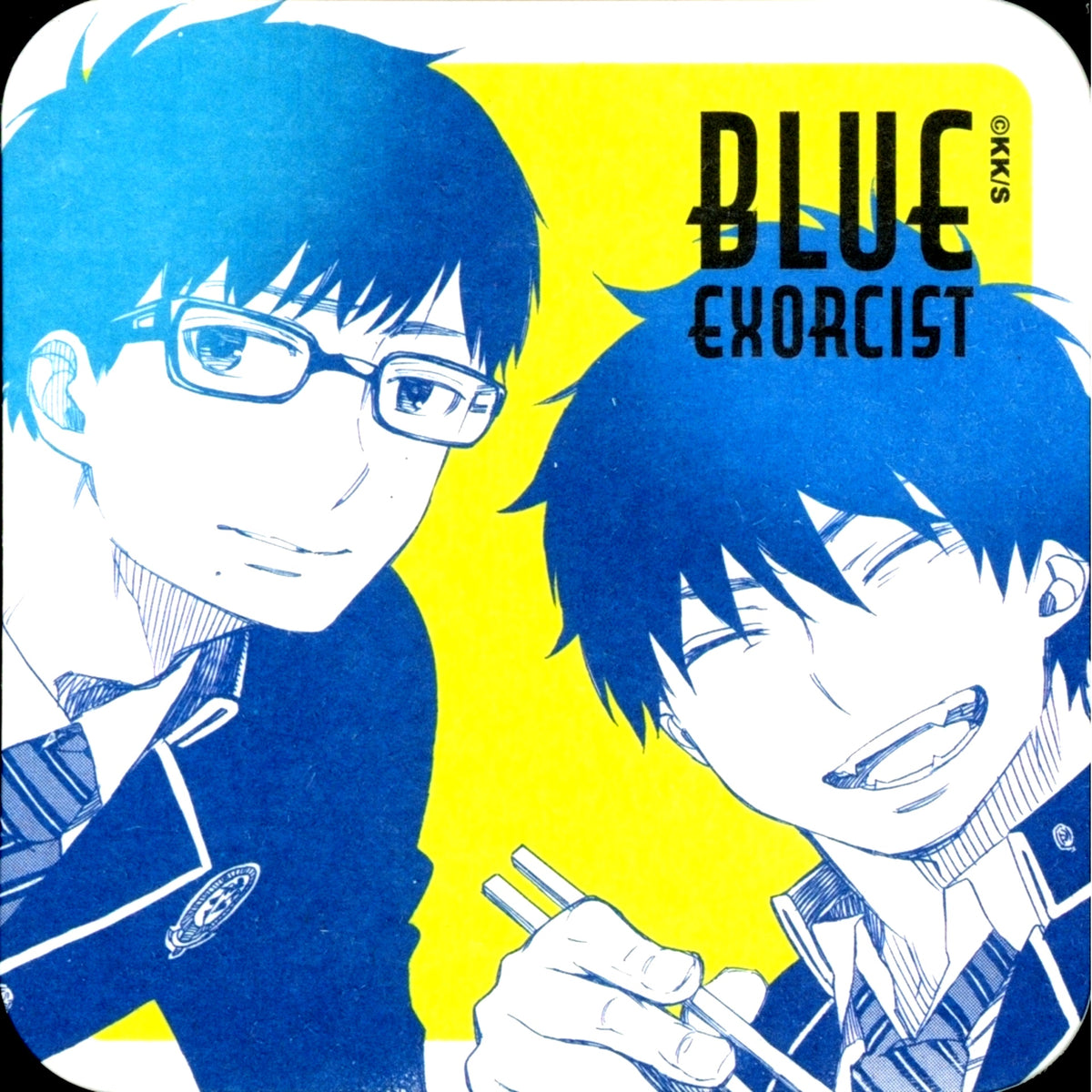 Rin Okumura Yukio Okumura School Uniform Blue Exorcist Exhibition Art Coaster Vol. 2 [USED]