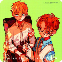 Kou Minamoto & Akane Aoi Toilet-Bound Hanako-kun Cafe Bakeneko Inn Hanako-tei Second Half Menu Order Bonus Original Coaster [USED]