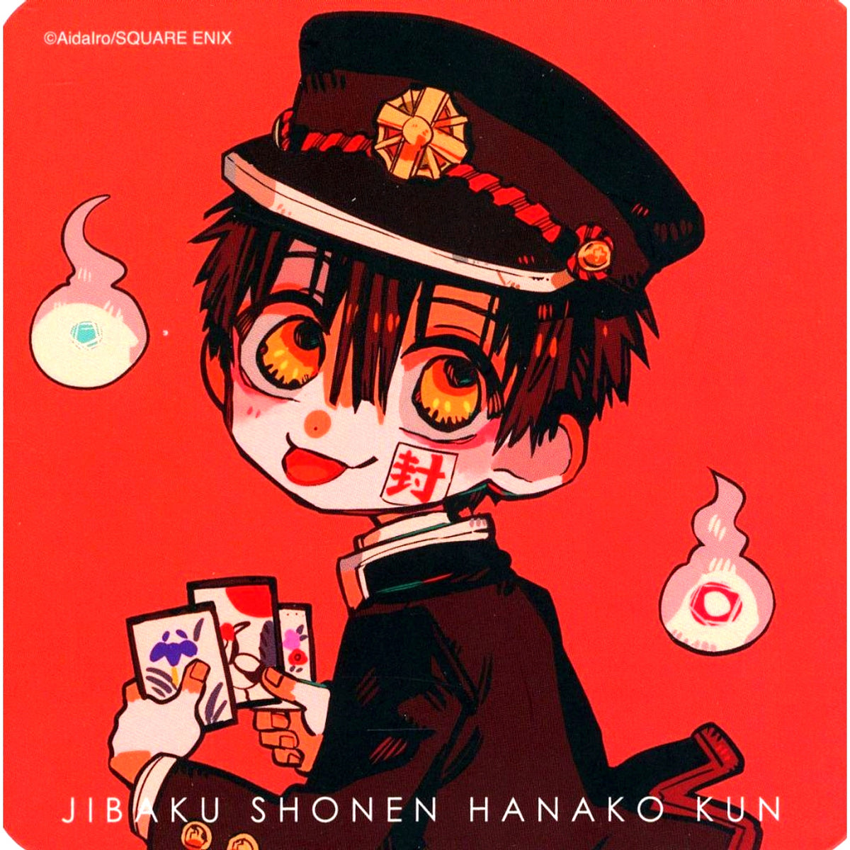 Hanako-kun Red Toilet-Bound Hanako-kun Cafe Bakeneko Inn Hanako-tei Second Half Menu Order Bonus Original Coaster [USED]