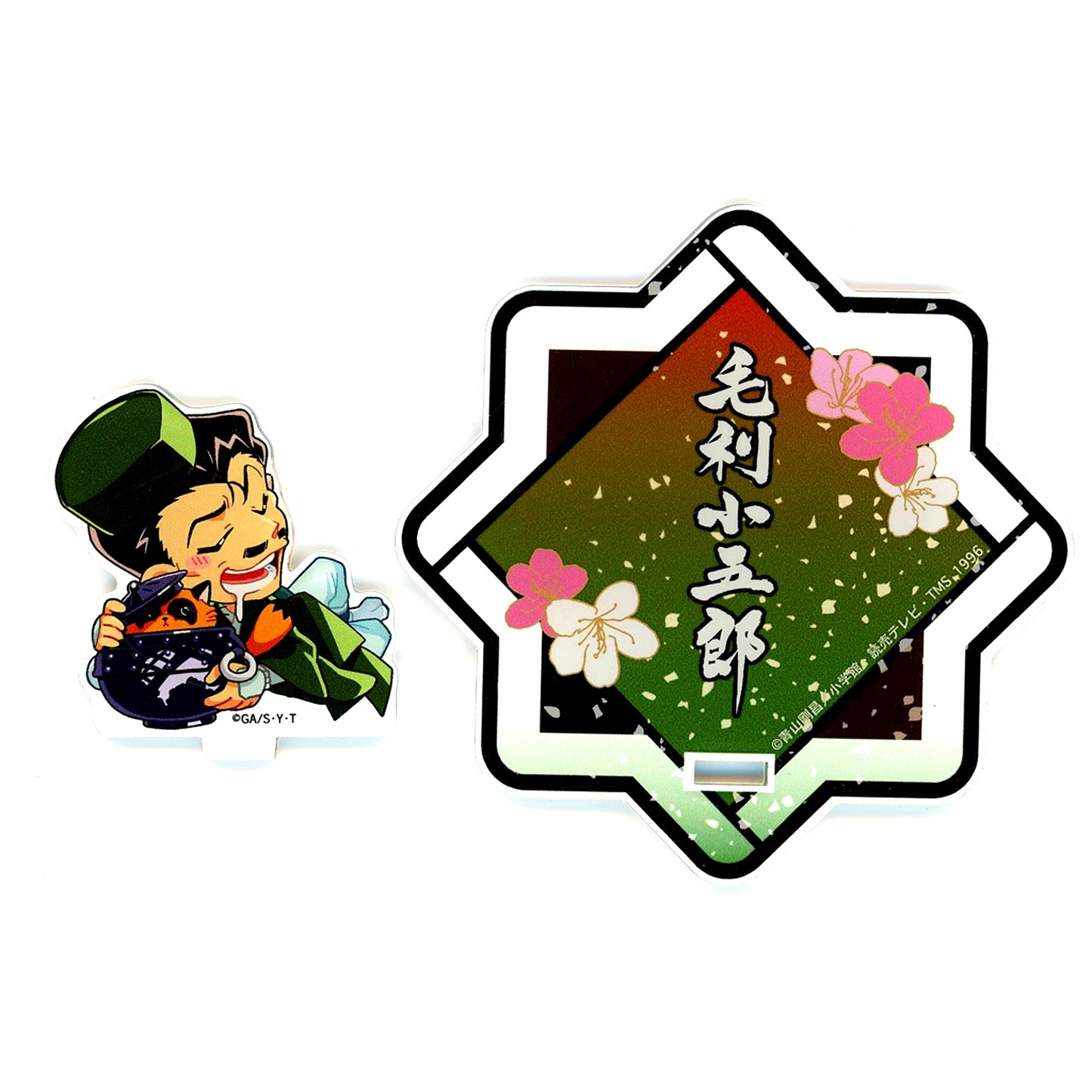 Kogoro Mouri Acrylic Stand Coaster Sengoku Pattern Detective Conan Osaka Castle Honjin Special Shop 2025 Food Corner Limited Souvenir Goods [USED]