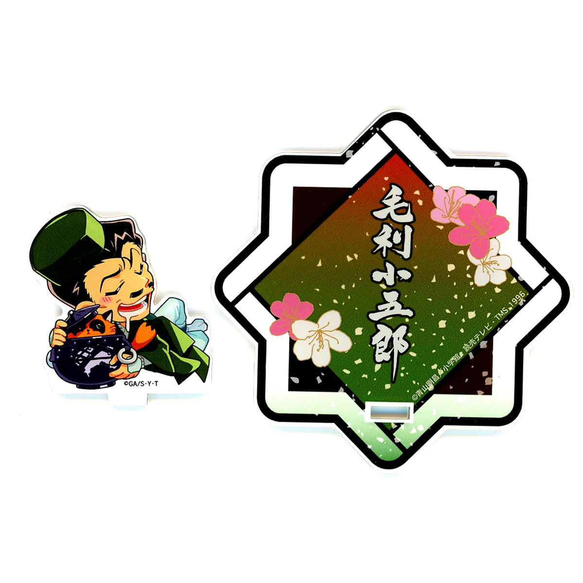 Kogoro Mouri Acrylic Stand Coaster Sengoku Pattern Detective Conan Osaka Castle Honjin Special Shop 2025 Food Corner Limited Souvenir Goods [USED]