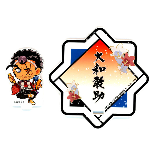 Kansuke Yamato Acrylic Stand Coaster Sengoku Pattern Detective Conan Osaka Castle Honjin Special Shop 2025 Food Corner Limited Souvenir Goods [USED]