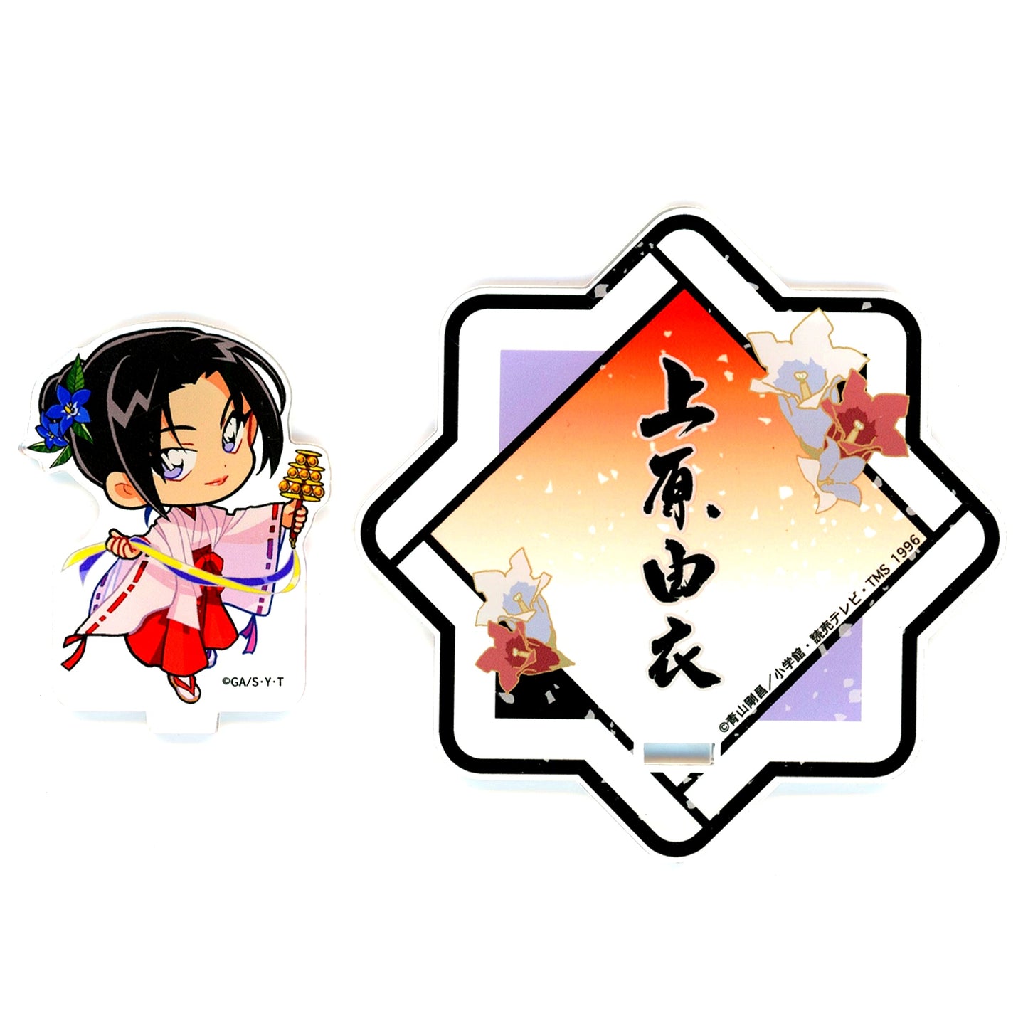 Yui Uehara Acrylic Stand Coaster Sengoku Pattern Detective Conan Osaka Castle Honjin Special Shop 2025 Food Corner Limited Souvenir Goods [USED]