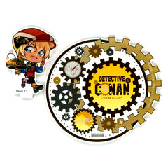 Toru Amuro Acrylic Stand Coaster Steampunk Detective Conan Osaka Castle Honjin Special Shop 2025 Food Corner Limited Souvenir Goods [USED]
