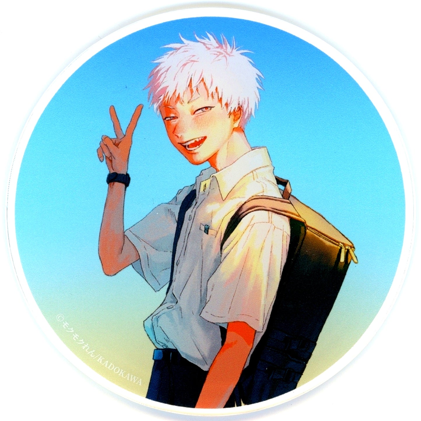 Hikaru Blue The Summer Hikaru Died Acrylic Coaster Gratte animatecafe Drink Order Paid Bonus [USED]