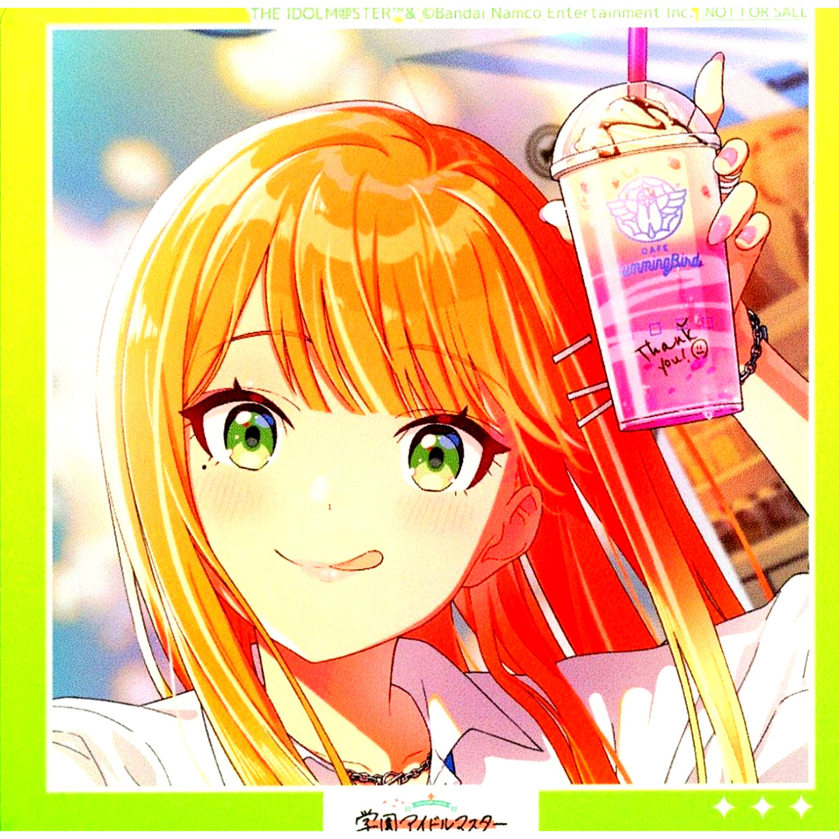 Sumika Shiun CD Gakuen Idolmaster Sumika Shiun / Tame-Lie-One-Step Sofmap Animega Purchase Bonus Acrylic Coaster [USED]