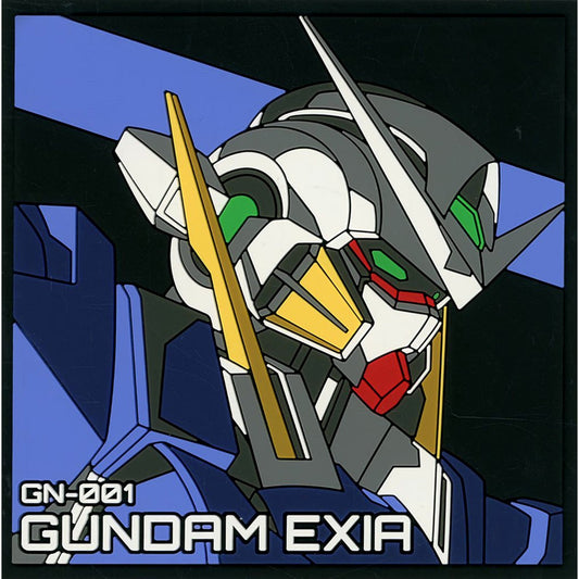 Mobile Suit Gundam 00 Gundam Exia Ichiban Kuji Gundam Meisters Rubber Coaster Prize F [USED]