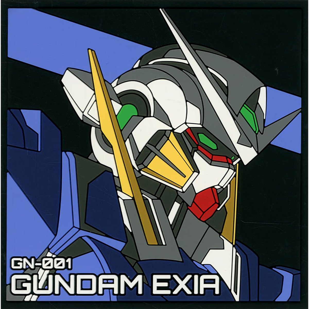 Mobile Suit Gundam 00 Gundam Exia Ichiban Kuji Gundam Meisters Rubber Coaster Prize F [USED]