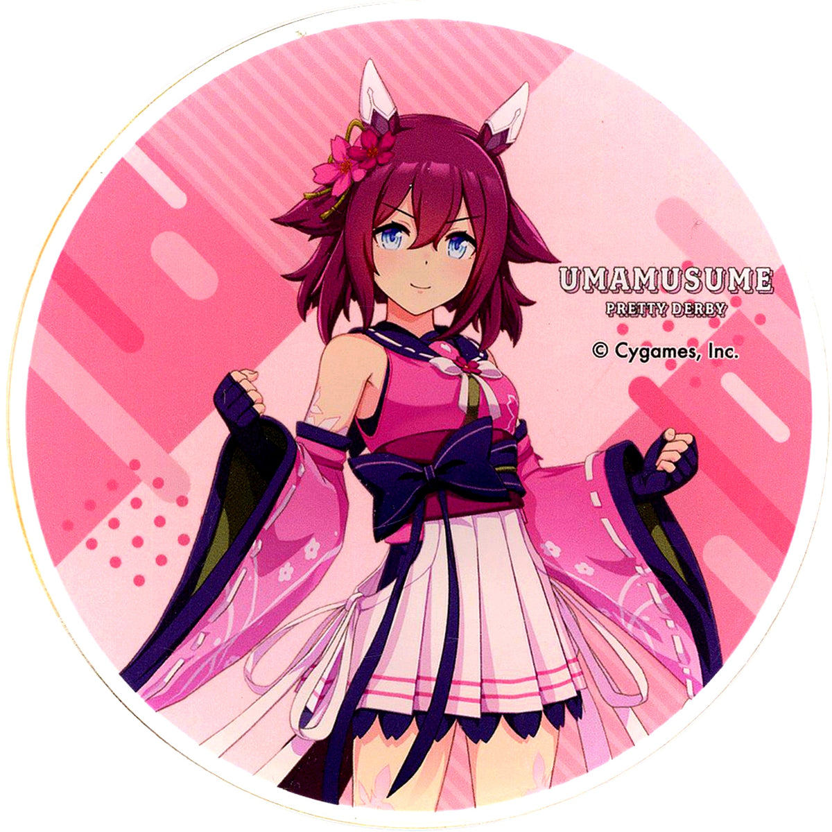 Sakura Chiyono O Uma Musume Cinderella Gray Acrylic Coaster Kasamatsu Racecourse Collaboration 2025 animatecafe Menu Order Paid Bonus [USED]