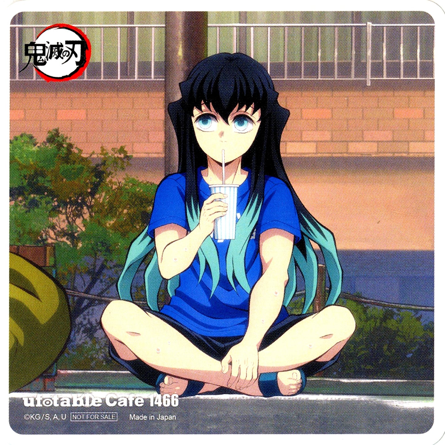 Muichiro Tokito Demon Slayer Coaster Machi Asobi Vol.28 Sauna Illustration Drink Order Bonus [USED]
