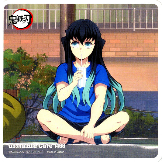 Muichiro Tokito Demon Slayer Coaster Machi Asobi Vol.28 Sauna Illustration Drink Order Bonus [USED]
