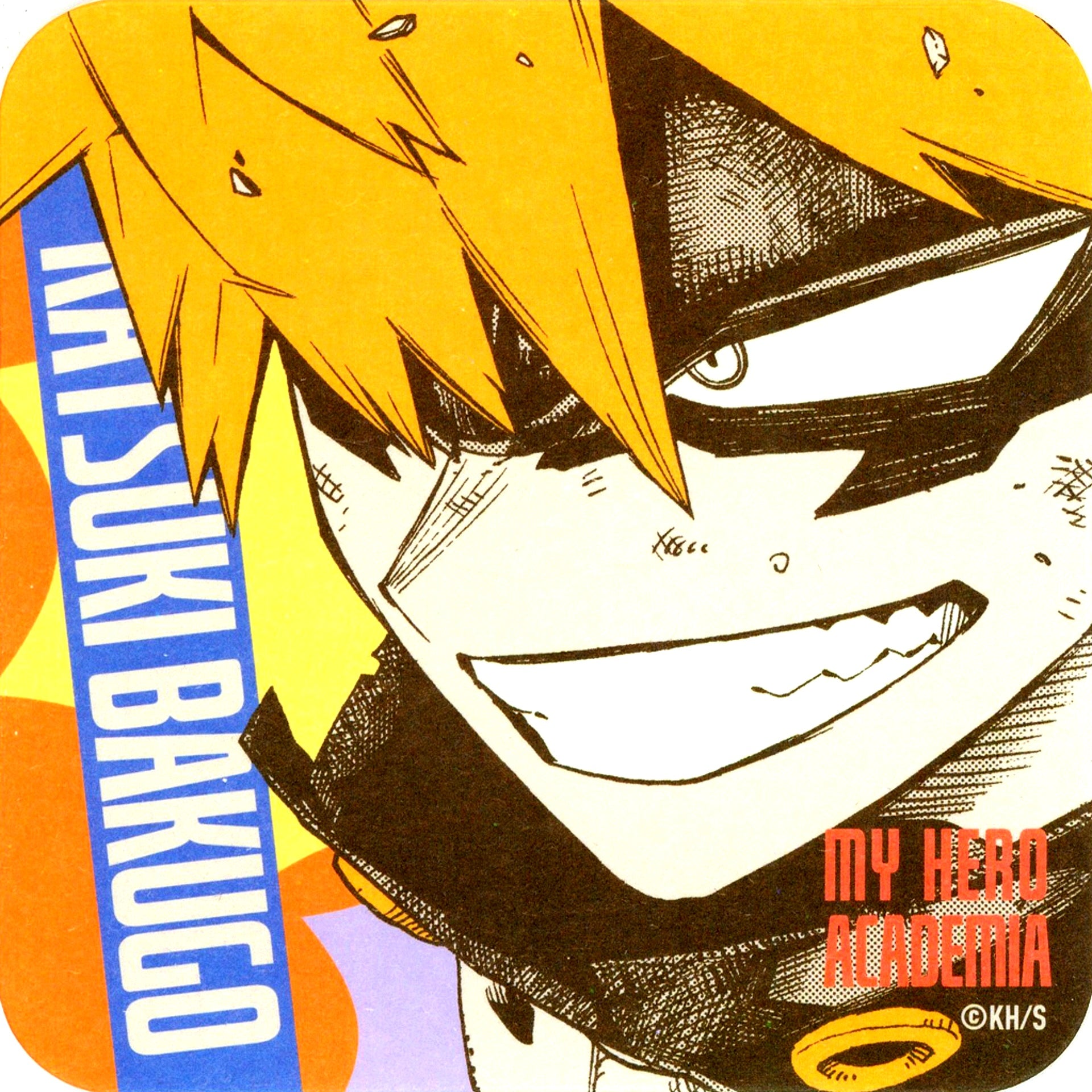 Katsuki Bakugo Series Logo Small Kohei Horikoshi My Hero Academia Exhibition Art Coaster R [USED]