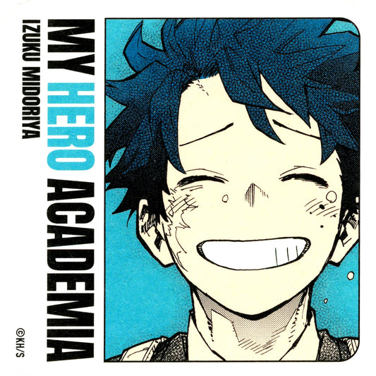 Izuku Midoriya Eyes Closed Kohei Horikoshi My Hero Academia Exhibition Art Coaster R [USED]
