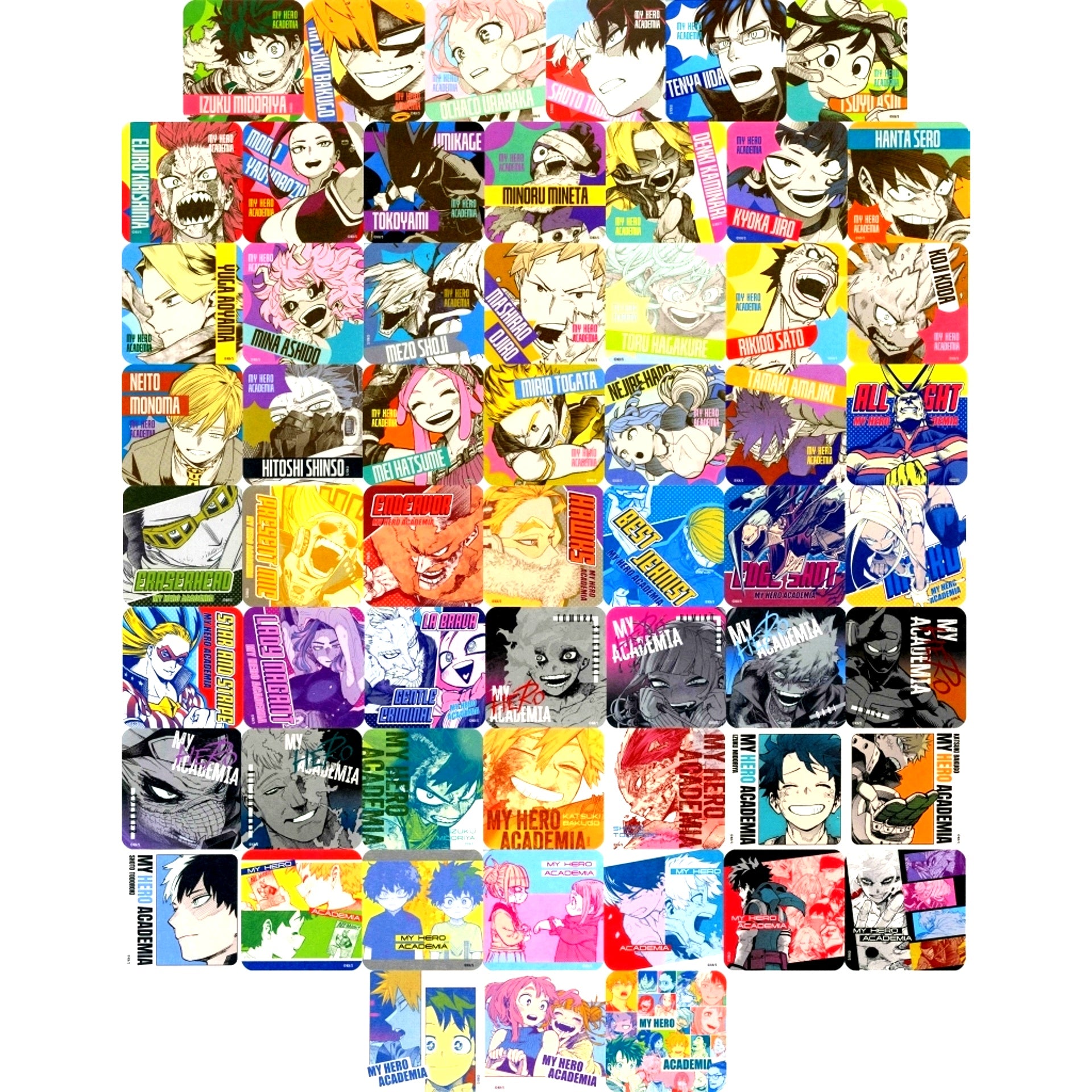 Set of 55 and Box Purchase Bonus Kohei Horikoshi My Hero Academia Exhibition Art Coaster R [USED]