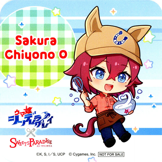 Sakura Chiyono O Uma Musume Cinderella Gray Original Coaster SWEETS PARADISE Collaboration Menu Order Bonus [USED]